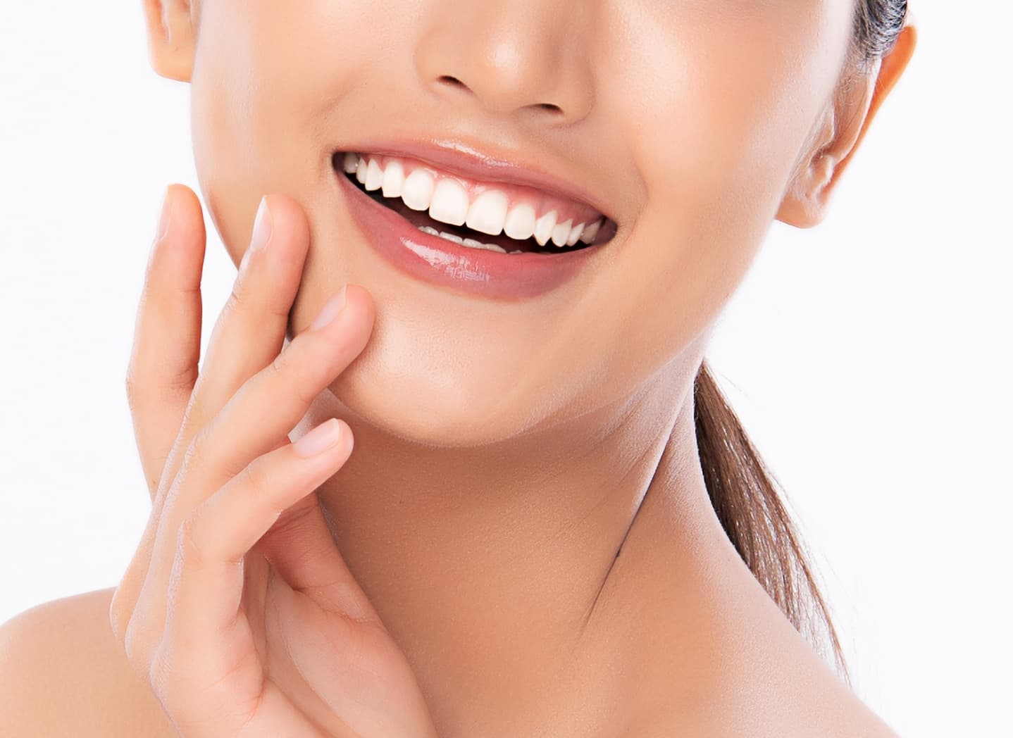 A smiling child with healthy teeth